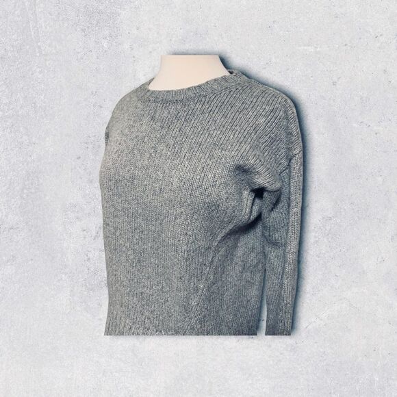 J Crew Gray Wool Blend Crewneck Long Sleeve Sweater XXS - Picture 1 of 8